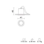 IVELA RA 4  252-200 mat white