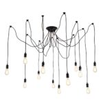 LOFT-170-12 MAT CRNI 12xE27