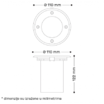 SVETILJKA AB3110 PODNA 1*GU10 IP67 - Slika 3