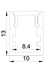 ALU LED PROFIL SLIM ALP035-R 2m - Slika 2