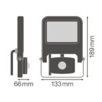 FLOODLIGHT VALUE Sensor 20W 4000K BK - Slika 2