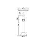 MAGNETNI ŠINSKI REFLEKTOR 7W 48V BD61-00501 - Slika 2
