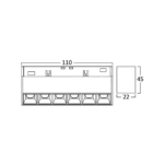 ŠINSKA MAGNETNA SVETILJKA BD60-01111 6W 48VDC 4000K - Slika 2