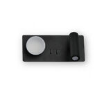 VESTA 478 ZIDNA LAMPA 3W+3W 3000K CRNA - Slika 3