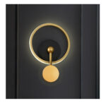 VESTA 468 ZIDNA LAMPA 15W 3000K  CRNA/ZLATNA - Slika 2