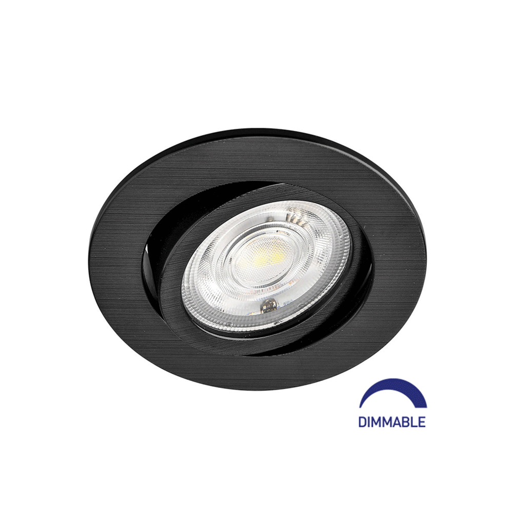 ROZCRNADIM LED ROZETNA CRNA BD02-60781 7W - Slika 1