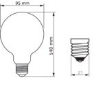 LED classic 60W G93 E27 WW FR ND - Slika 2