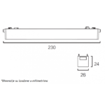 MAGNETIC SLIM SVETILJKA LED26 - 12T 12W 3000K 24° 48V DC BELA - Slika 2