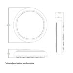 LED PLAFONJERA CDLED24 24/20/16W 3000/4000/6500K IP65 CRNA - Slika 2