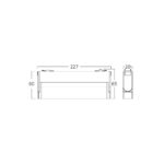 BRY WSL250 MAGNETNA SVETILJKA 12W 48VDC-4000K BD60-13211 - Slika 2