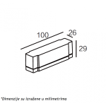 MAGNETIC SLIM SKRIVAČ KABLA CRNI (26-CXH) - Slika 2