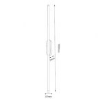 SOLEA 55 ZIDNA LAMPA 12W 3000K ZLATO - Slika 2