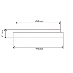 VESTA 670 LED PLAFONJERA 24W/48W CCT - Slika 3