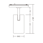 MAGNETIC SLIM REFLEKTOR 12W ZIGBEE 3.0+2.4Ghz LZ2-12B - Slika 2