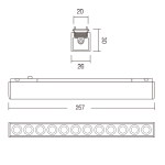 MAGNETIC SLIM LAMPA 10W ZIGBEE 3.0+2.4Ghz GZ2-10B - Slika 2