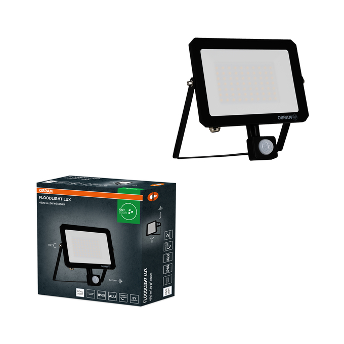 FLOODLIGHT LUX SENSOR 50W/840 BLACK - Slika 2