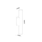 LED SVETILJKA PL-2018-03 6W 4000K IP65 CRNA - Slika 2