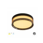 LED PLAFONJERA BLM230CW 18W CCT CRNA IP65 - Slika 2