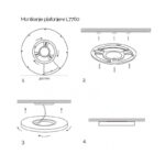 LED PLAFONJERA L7760-24W CCT SENZOR BELA - Slika 4