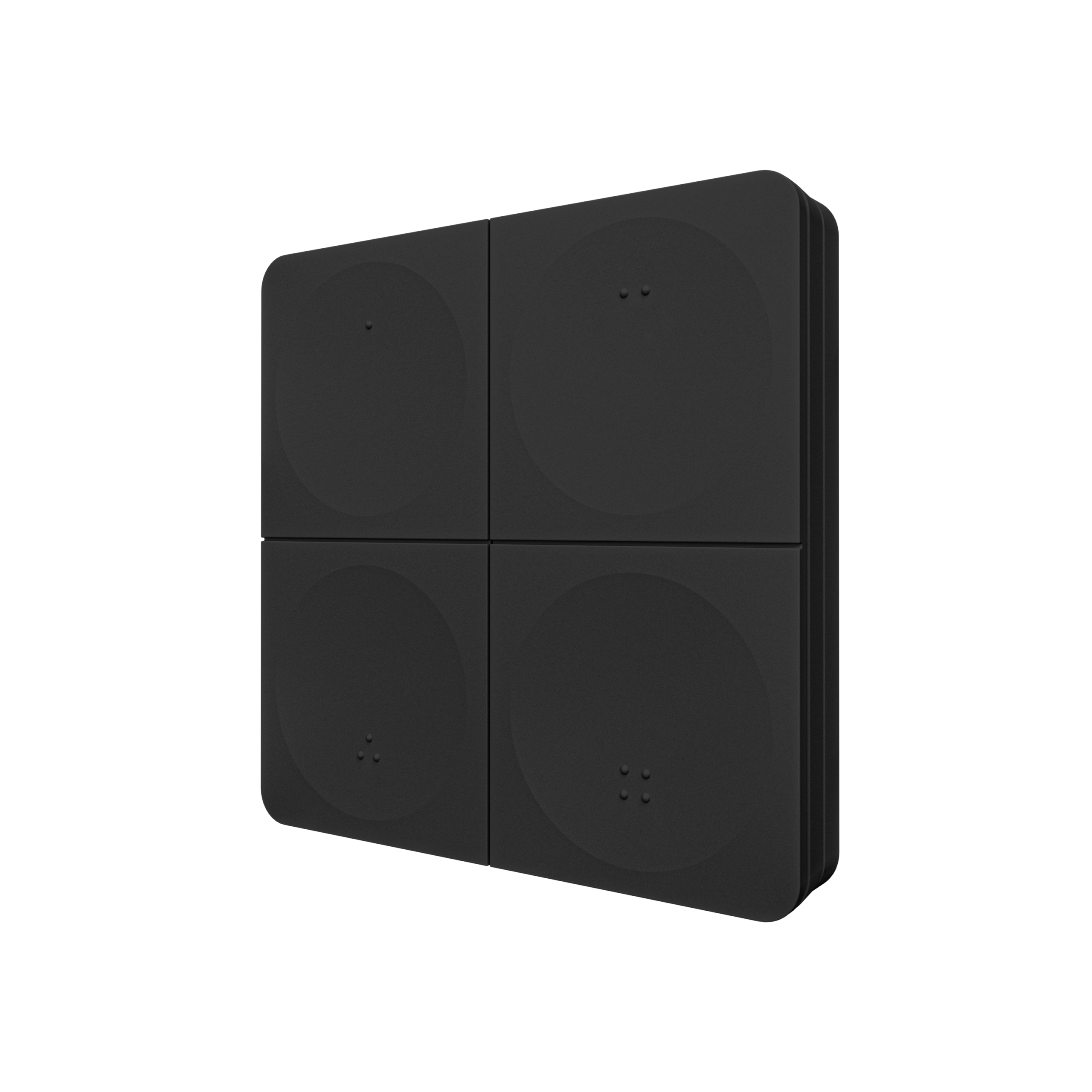 k4b2-scaled K4-B ZIDNA KONTROLA DIMER 4 ZONE CRNA - Slika 1