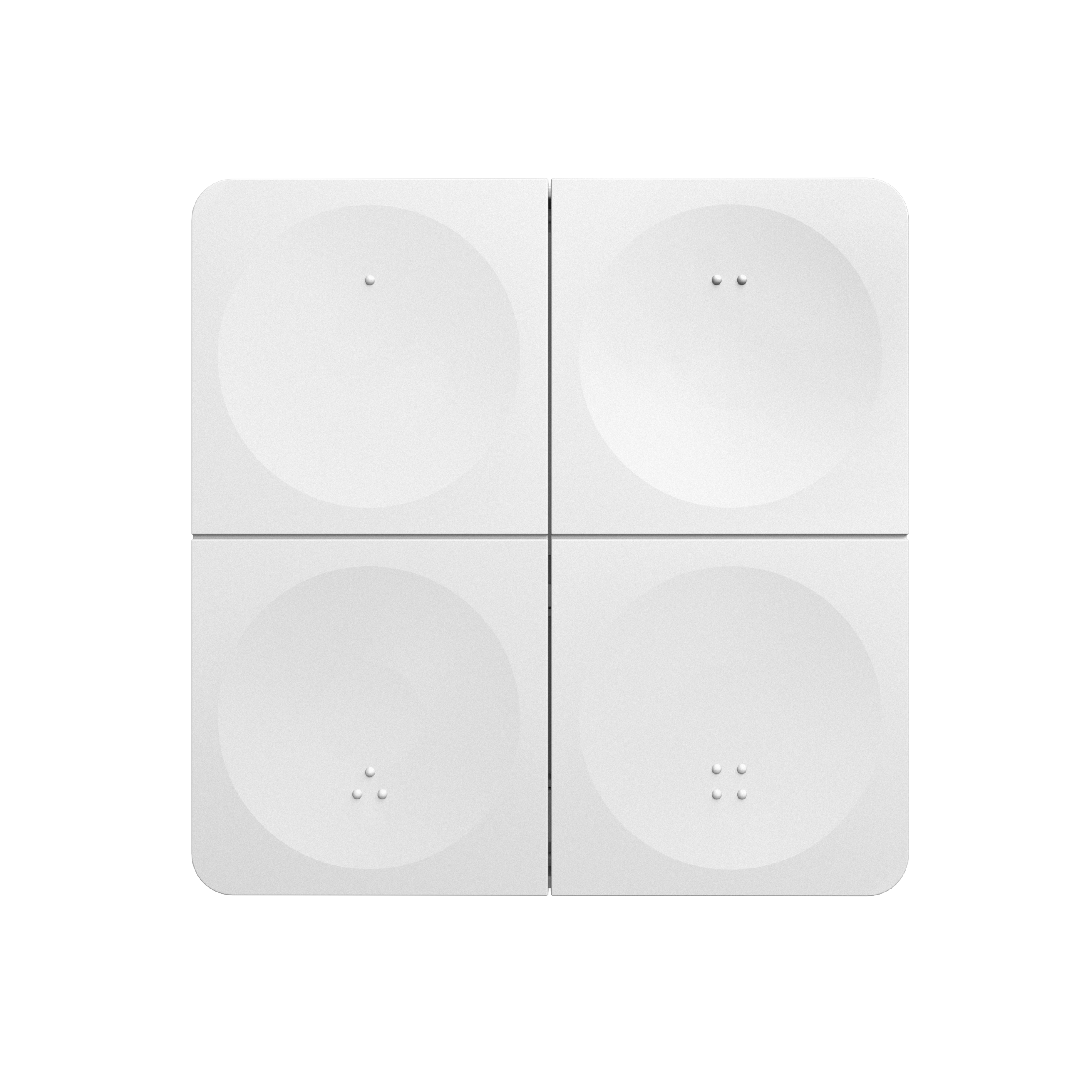 k4w1-scaled K4 ZIDNA KONTROLA DIMER 4 ZONE BELA - Slika 1